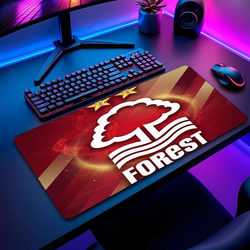 Nottingham Forest Football Pattern Mouse Pad Non?Slip Rubber Base Gaming Mousepad For Desk Office Home