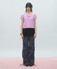 LALAFOX Fox Mask T-Shirt Short Sleeve T-Shirt Pink Br2Ch031