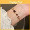 Korean Style Zircon Butterfly Charm Bracelet For Women With Vintage Elegant Design