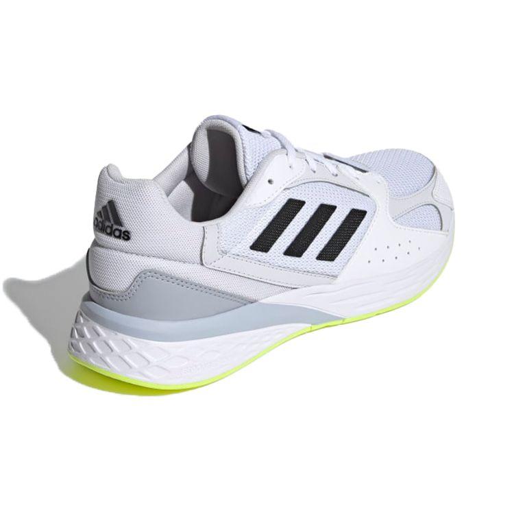 Adidas Response Everyday Versatile Fabric Non-Slip Breathable Low-Top Short Distance Running Shoes Men sneaker White Black Green FY9581