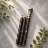 Luxury Wooden Walking Cane Brass Floral Handle 93.98 cm Gentleman Collectible Decor Gift