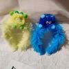 Vitality monster plush funny headband cute girl heart grotesque hairball headband ugly cute design headband hair accessories