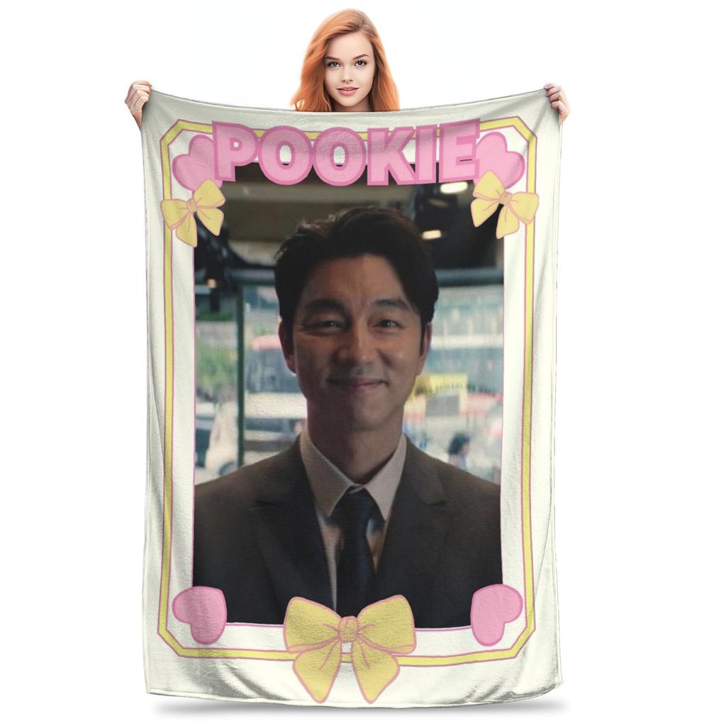 Gong Yoo Kpop Blanket Plush Awesome Warm Throw Blanket for Bedding Lounge Autumn/Winter,