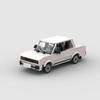 Technical Speed MOC Car City Super Rally Car Building Blocks Bricks Ornament Retro VintageToys For Kids Adults Birthday Gifts