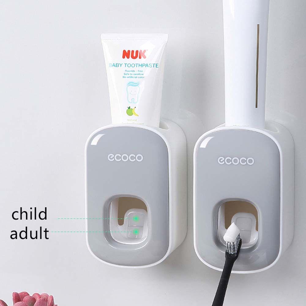 Wall Mount Presser Toothbrush Holder Toothpaste Squeezer Bathroom Accessories Toothpaste Dispenser