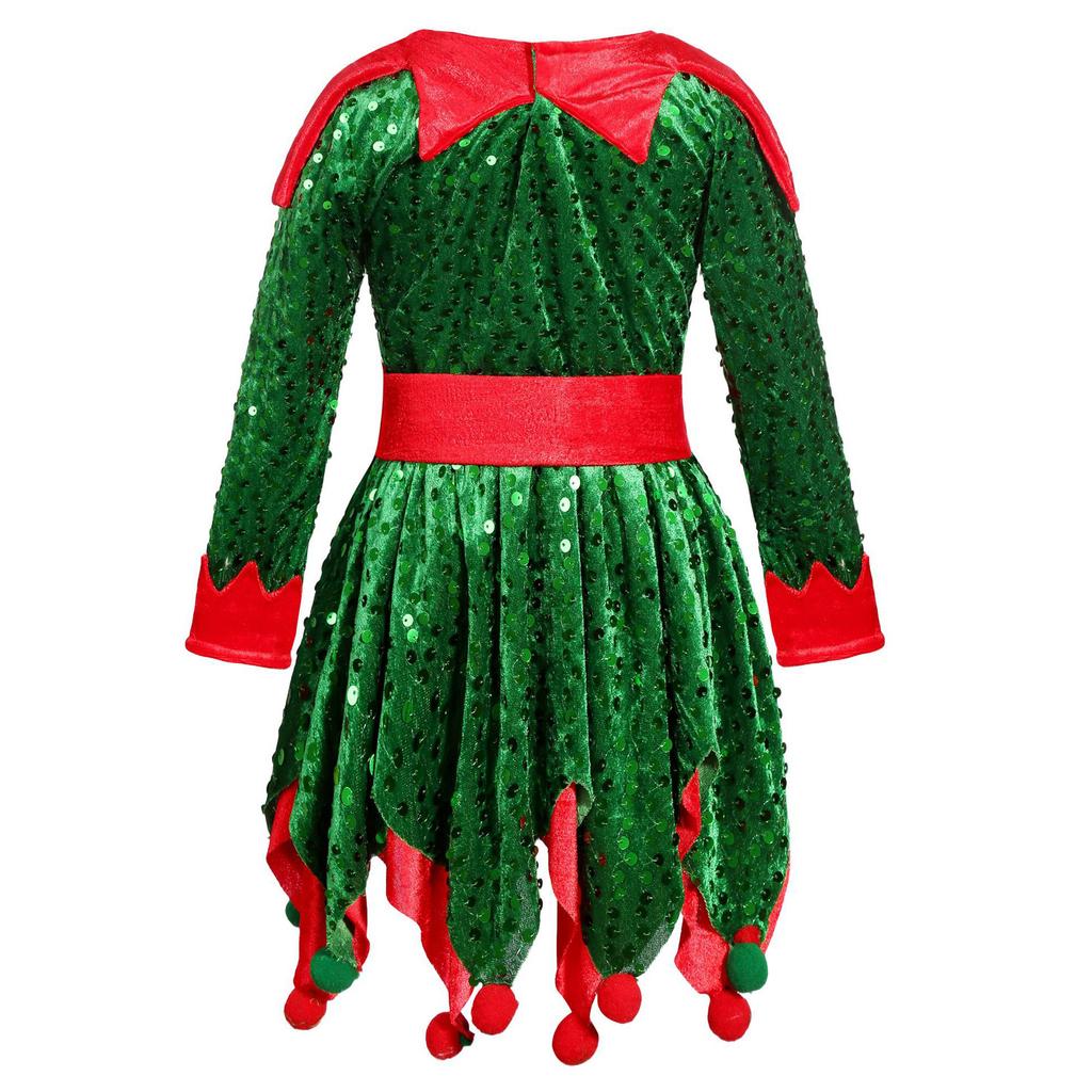 Disfraces de Navidad para niños, Disfraces de Cosplay para Actuación con Temática Navideña para Fiesta de Navidad