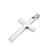 Titanium Steel Simple Cross Necklace Pendant, Stainless Steel Jewelry