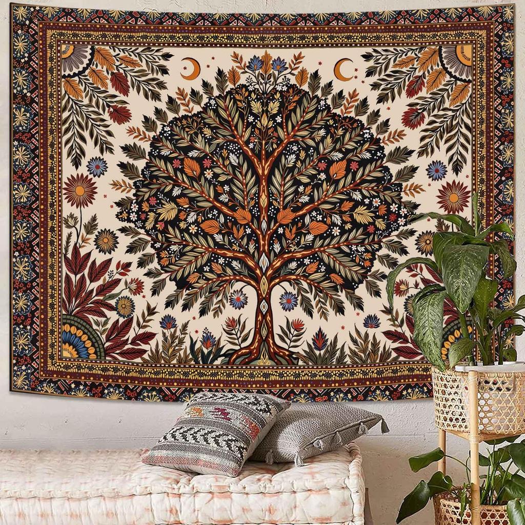 Nature Tree Tapestry Mystical Forest Tapestry for Bedroom Aesthetic Tapastry's Wall Hanging Tapestries for Living Room Dorm Tree