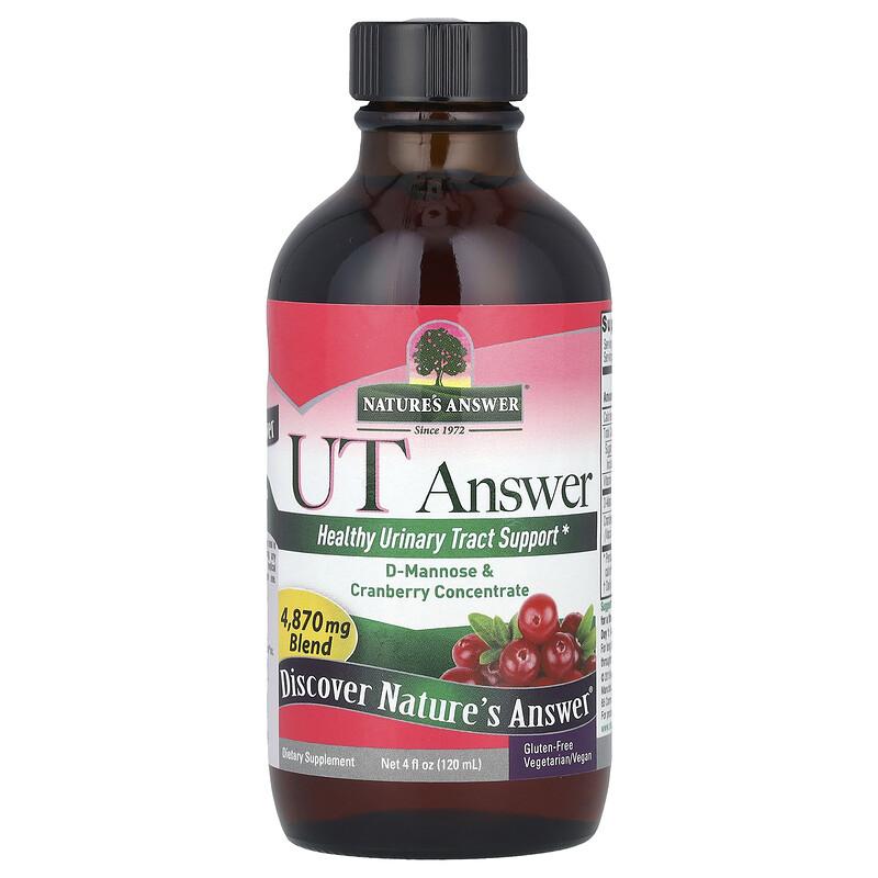 UT Answer®, D-Mannose & Cranberry Concentrate, 4 fl oz (120 ml)