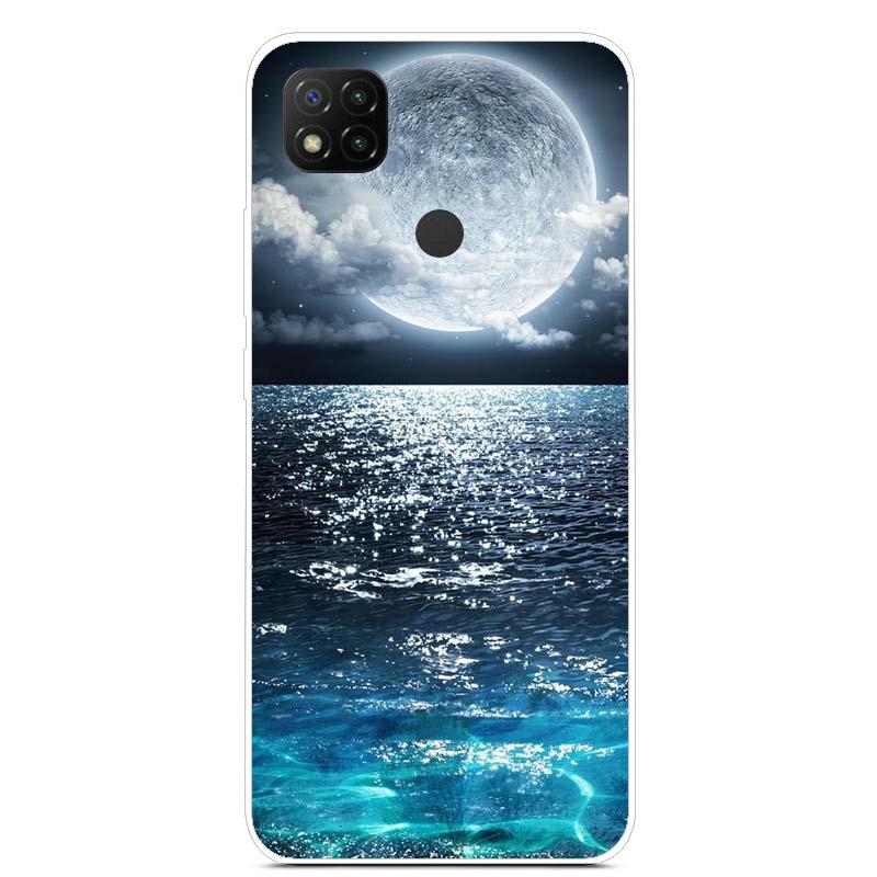 Cute Art Line Daisy Case For Xiaomi Redmi 9C Phone Case Slim Tpu Back Cover For Xiaomi Redmi 9C 9 C NFC Funda PocoC3 Soft Bumper