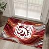 Ipswich Town Football Design Crystal Velvet Carpet Cozy Non?Slip Printed Rug For Bedroom Living Room Entrance