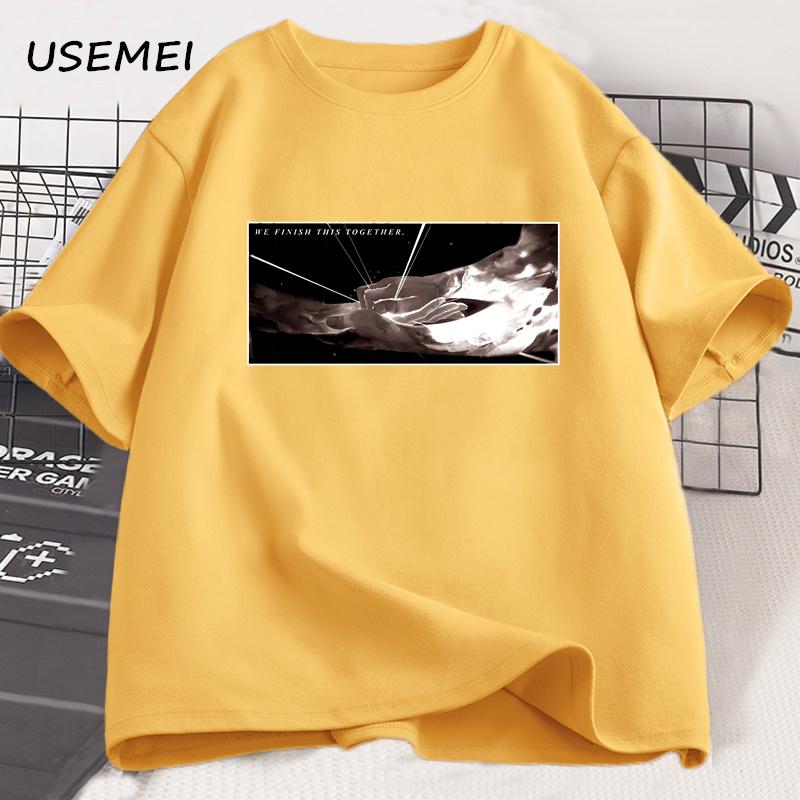 Jayvik Tshirt Unisex Unisex Vintage Jayce X Viktor Arcane T Shirt Casual Short Sleeve Tshirt Cotton Slim Tees Streetwear