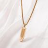European and American Fashion Cross Pendant Niche Hip-hop Bullet Necklace Long Style