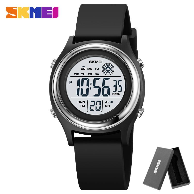 SKMEI 2094 Stoßfest reloj mujer Hintergrundbeleuchtung Display Countdown Digitale Uhren Damen Stoppuhr Lady Armbanduhr 50M Wasserdicht