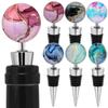 6 Pcs Sealing Plug Beverage Corks Alloy Stopper Stoppers Zinc