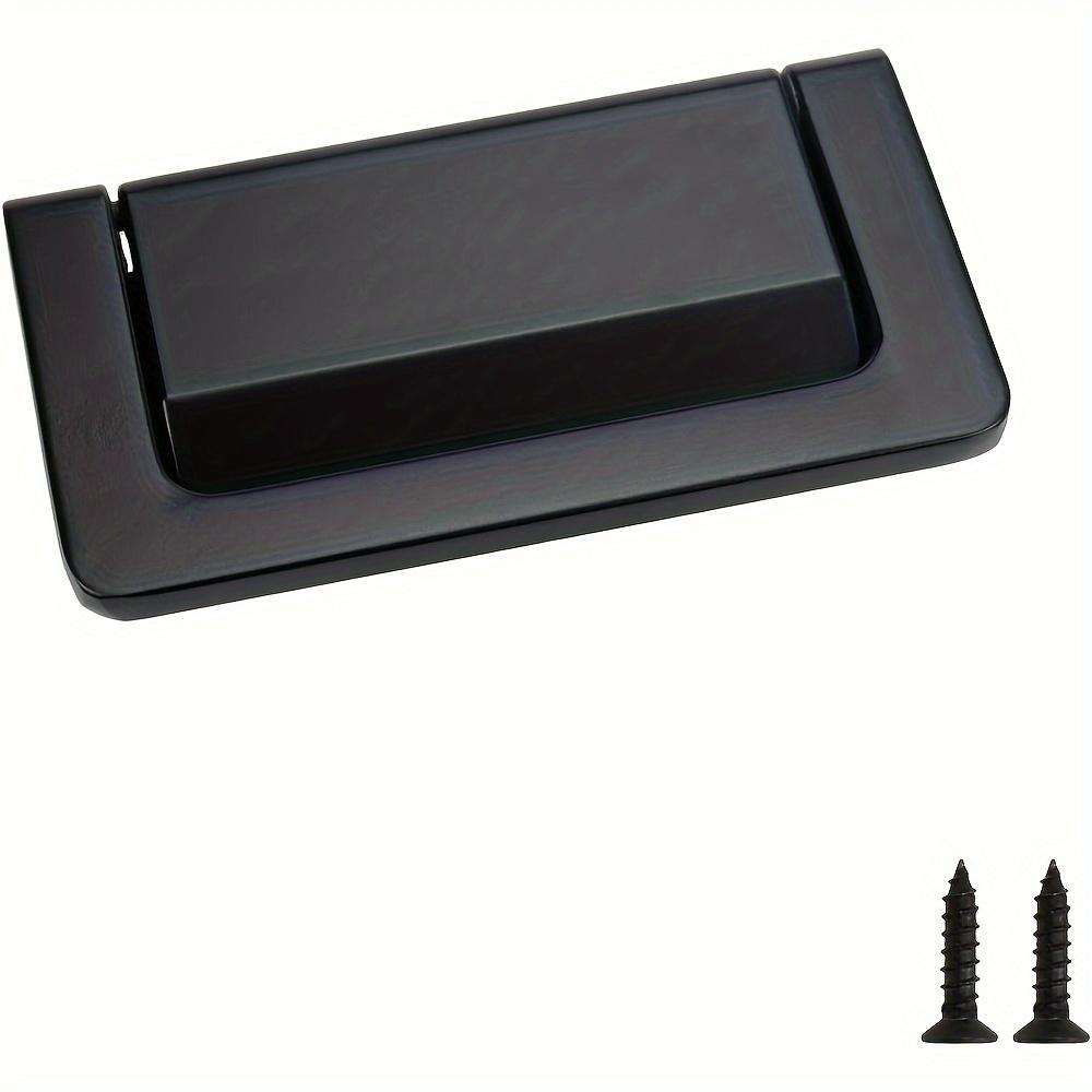 8pcs Drawer Pulls,black,hidden Furniture Handle,2.9 Inch(about 7.4cm) with Screws,for Kitchen,living Room,bedroom