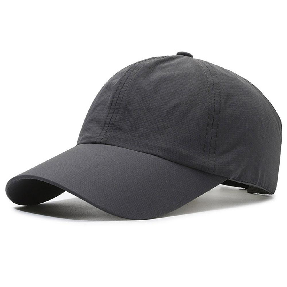 Summer Ponytail Baseball Cap Hollow Back Ponytail Hat Breathable Quick-Drying Visor Caps Outdoor Sunscreen Snapback Mesh Cap