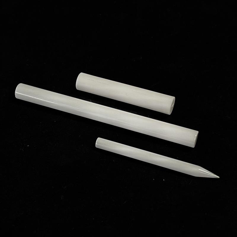 Zirconia Alumina Ceramic Rods and Needle, Round Head, Wear-Resistant, High-Temperature Resistant.