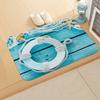 Ocean Life Design Floor Mat - Vibrant Sea Creatures for Bathrooms, Living Rooms, Entrances, Perfect Coastal Addition