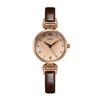 Watch Female Retro British Style Niche Light Luxury Fashion High Sense Female Student Round Digital Belt Compact