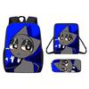 Incredibox Cartoon Pattern Backpack Shoulder Bag Pencil Case Three Set Piece