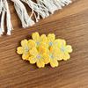 Hairpin Embroidered Cherry Blossom Hair Clip Side Clip Bun Decoration Macaron Color Hair Pin Hair Accessory