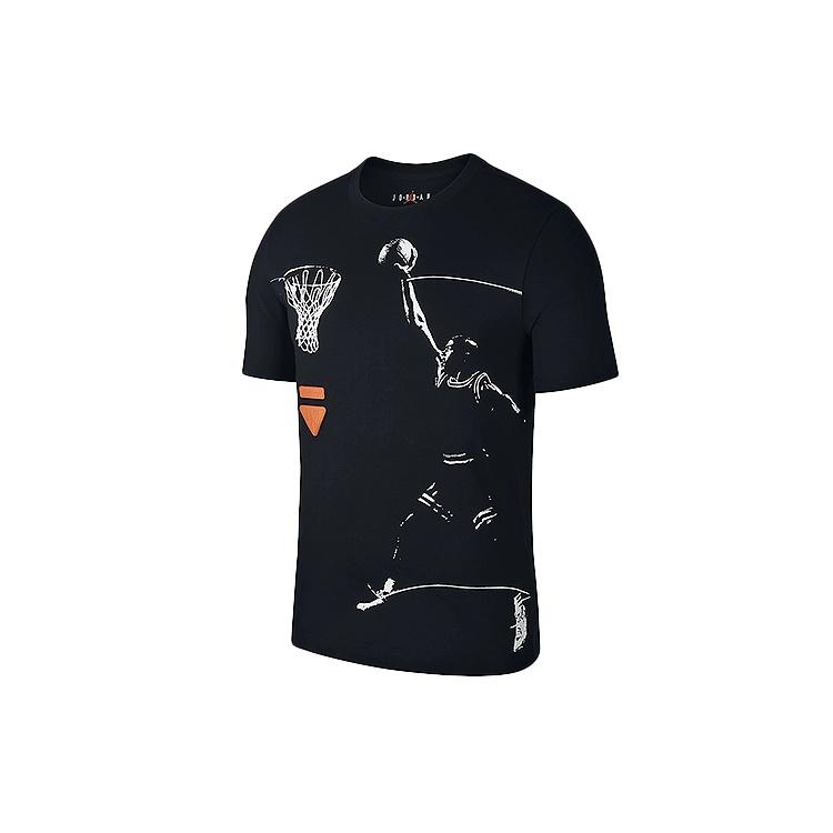 Air Jordan Graphic Men s Short-Sleeved Print Men s Black CD9714-010 S