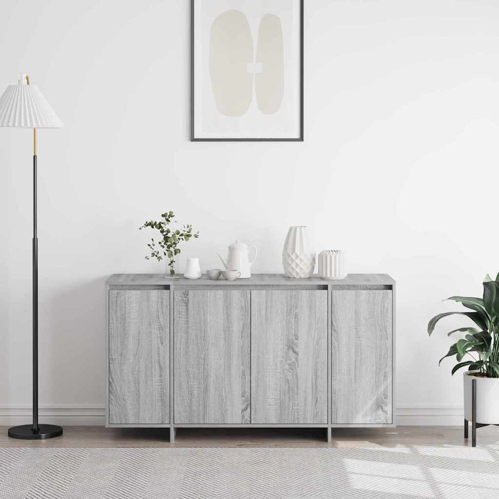 Sideboard Gray Sonoma 120 x 41 x 75 cm Engineered Wood