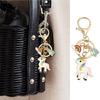 Horse Keychain with Rainbow Finish for Automobile Key Enhancement Bag Decoration and Personalize Styles