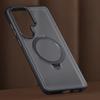 Magnetic Matte Phone Case for Samsung S26 Ultra Galaxy S26 Plus For Magsafe Metal Ring Stand Holder Contrast Color Frosted Cover