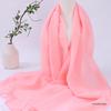 Scarlet Silk Square Dance Shawl - Women's Versatile Spring Scarf