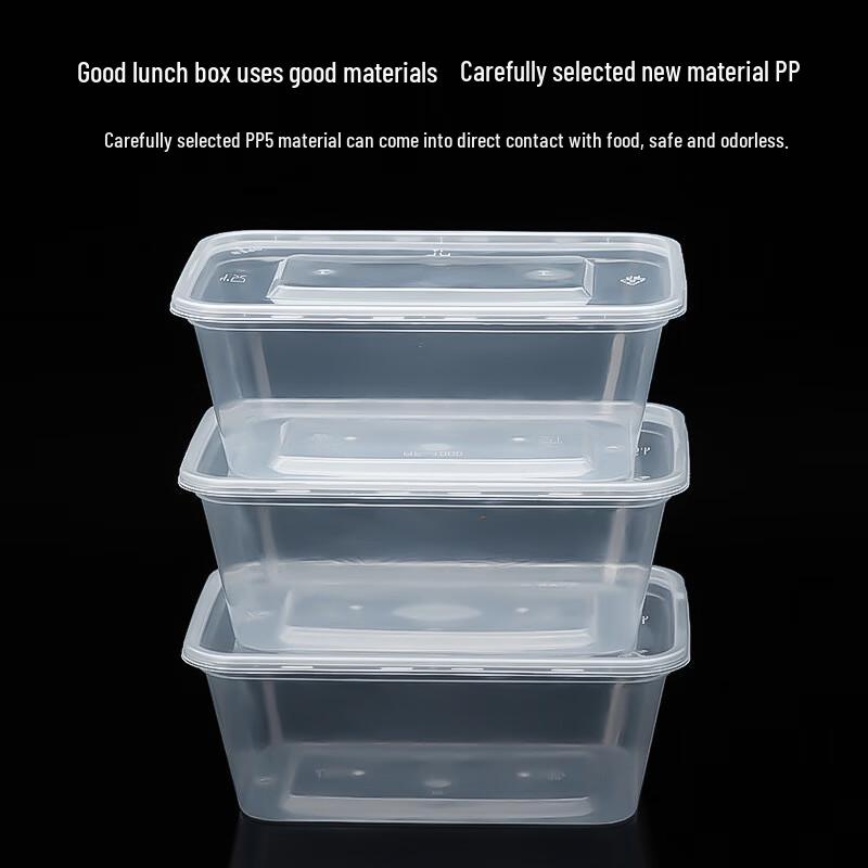 Biaowei Disposable Rectangular Food Containers