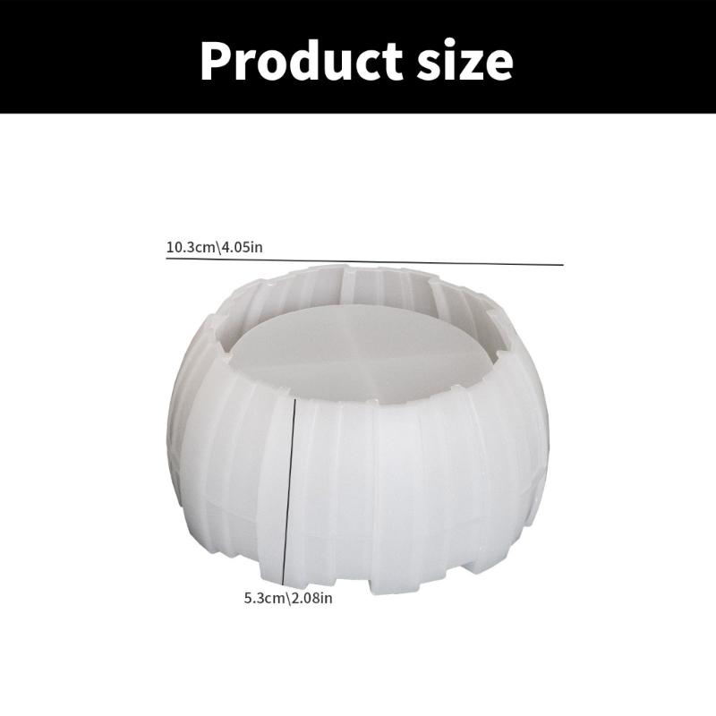 Epoxy Resin Storage Bowl Mold Flexible Striped Bowl Silicone Mold For Craft Enthusiasts And Craft Workshops