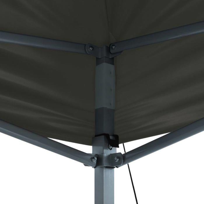 VidaXL Tente Pliable Escamotable 3x4,5 m Anthracite Jardin Tonelle Pavillon 44969