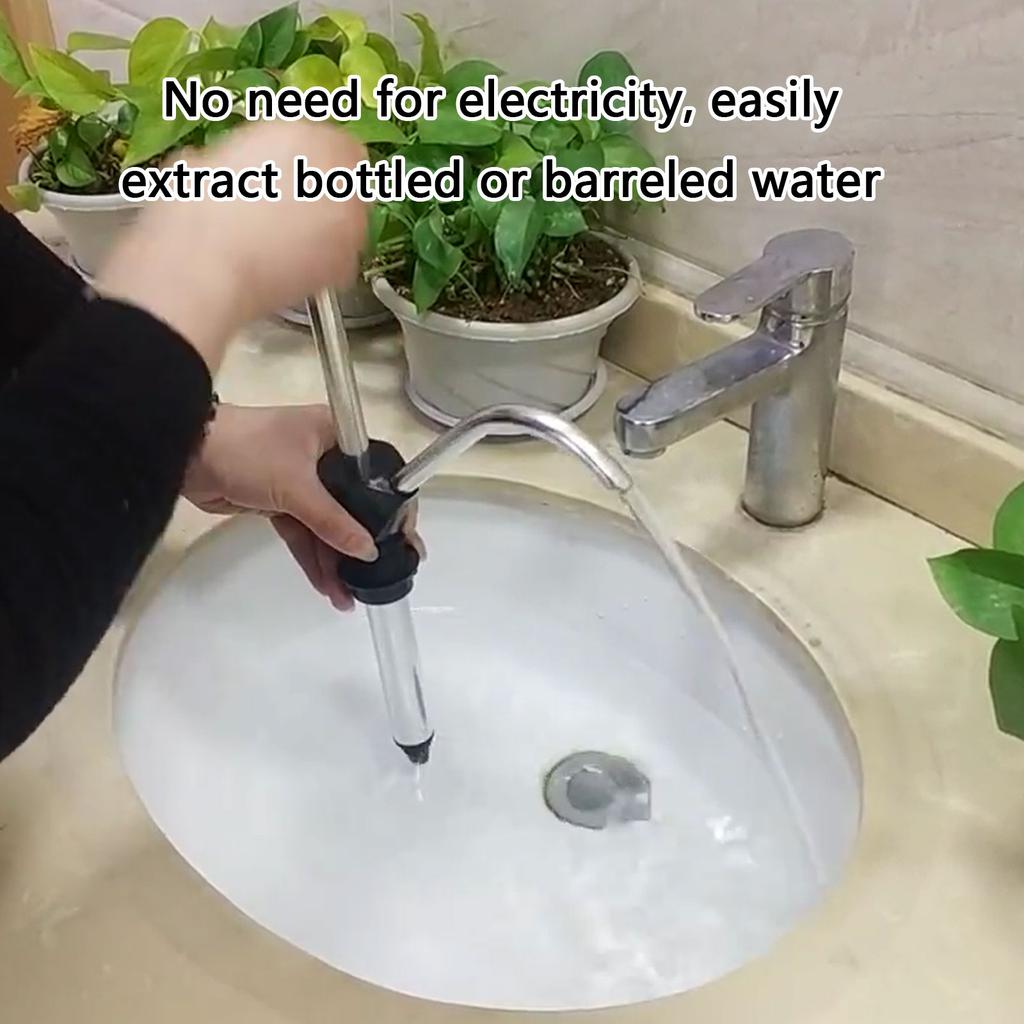 Ručně ovládaná karavanová dřezová vodní pumpa s dvojčinným mechanismem, kuchyňská pumpa pro kempingové přívěsy, obytné vozy a pracovní vozidla