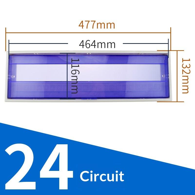 Pz30 Plastic Distribution Box Cover Transparent Protective Panel For Household Circuit Breaker Box