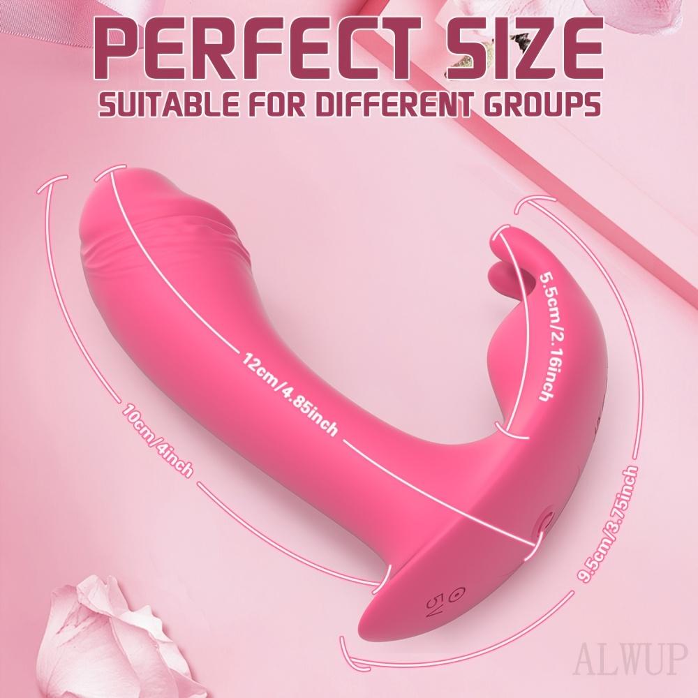 APP Control Wearable Panty Vibrator for Women & Couples, Realistic Silicone Dildo Vibrator with 9 Modes Adult Sex Toys G-Spot Game
