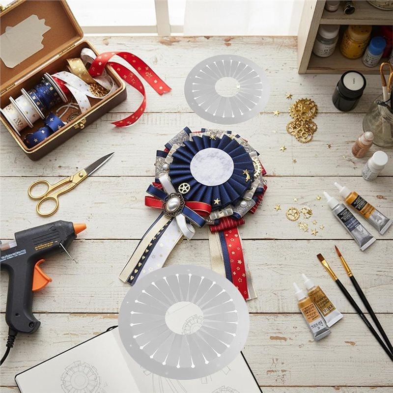 3-Piece Rosette Maker Set For DIY Ribbon Flowers, Perfect For Beginners And Home Decor Projects