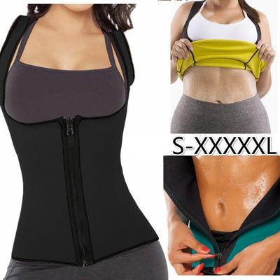 Women Fashion Zip Up Corset Waist Trainer Cincher Control Body Shaper Underbust Sport Slimming Ultra Sweat Hot Shapers