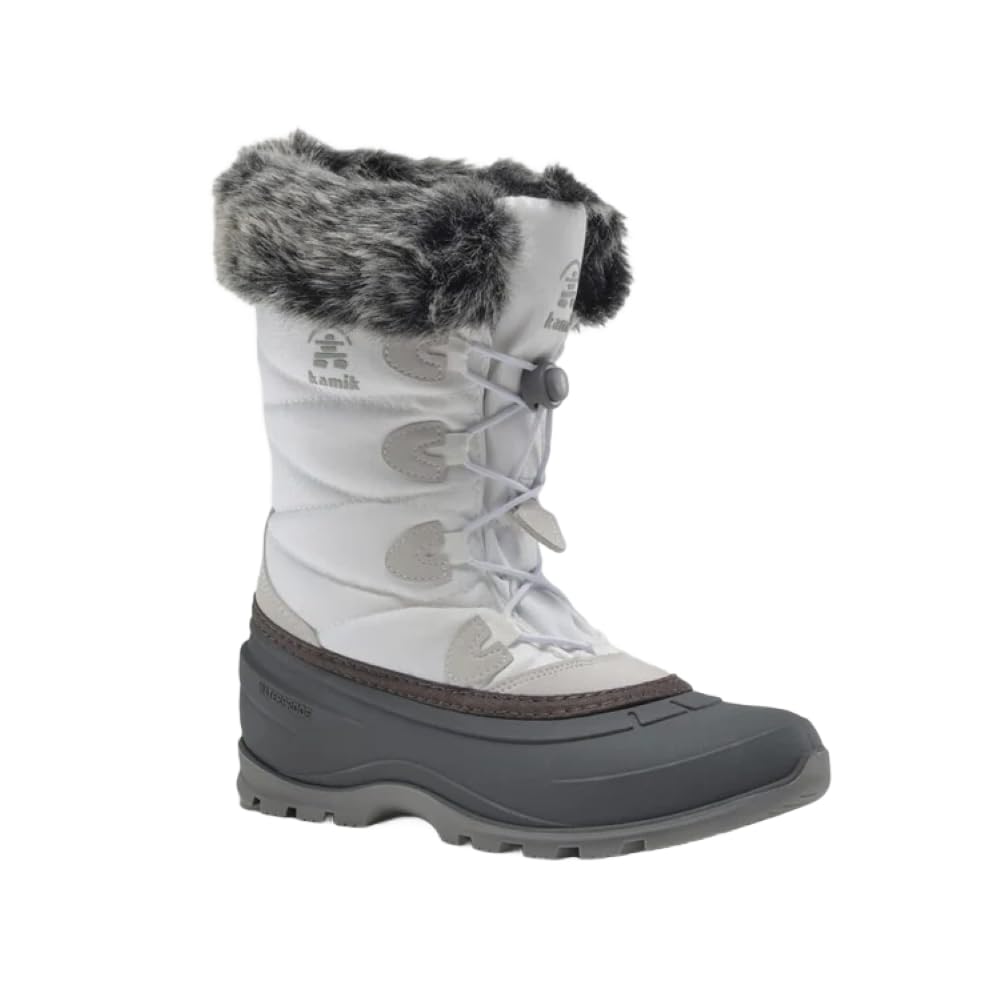 Kamik Momentum 3 Snow Boots, Size 1600533, White (110), Size 26.0 cm