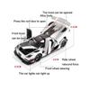 1/24 Sports Car Model Koenigsegg ONE Alloy Diecast Supercar Toy Door Can Open Pull Back Decorative Collection Boy Birthday Gifts