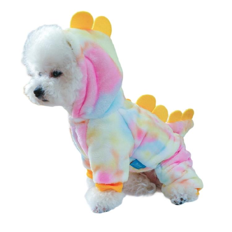Cats Jumpsuit for Small Medium Large Dogs Cartoon Dinosaur Outfit for Pet Dogs