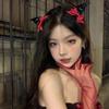 Gothic Dark Demon Bat Hair Clip Y2K Funny Bow Design Halloween Cos Photography Decor Headdress