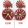 120mm All-Metal JP Ducted Fan: Forward/Reverse 12-Blade EDF Turbojet for 12S Fighter Power.