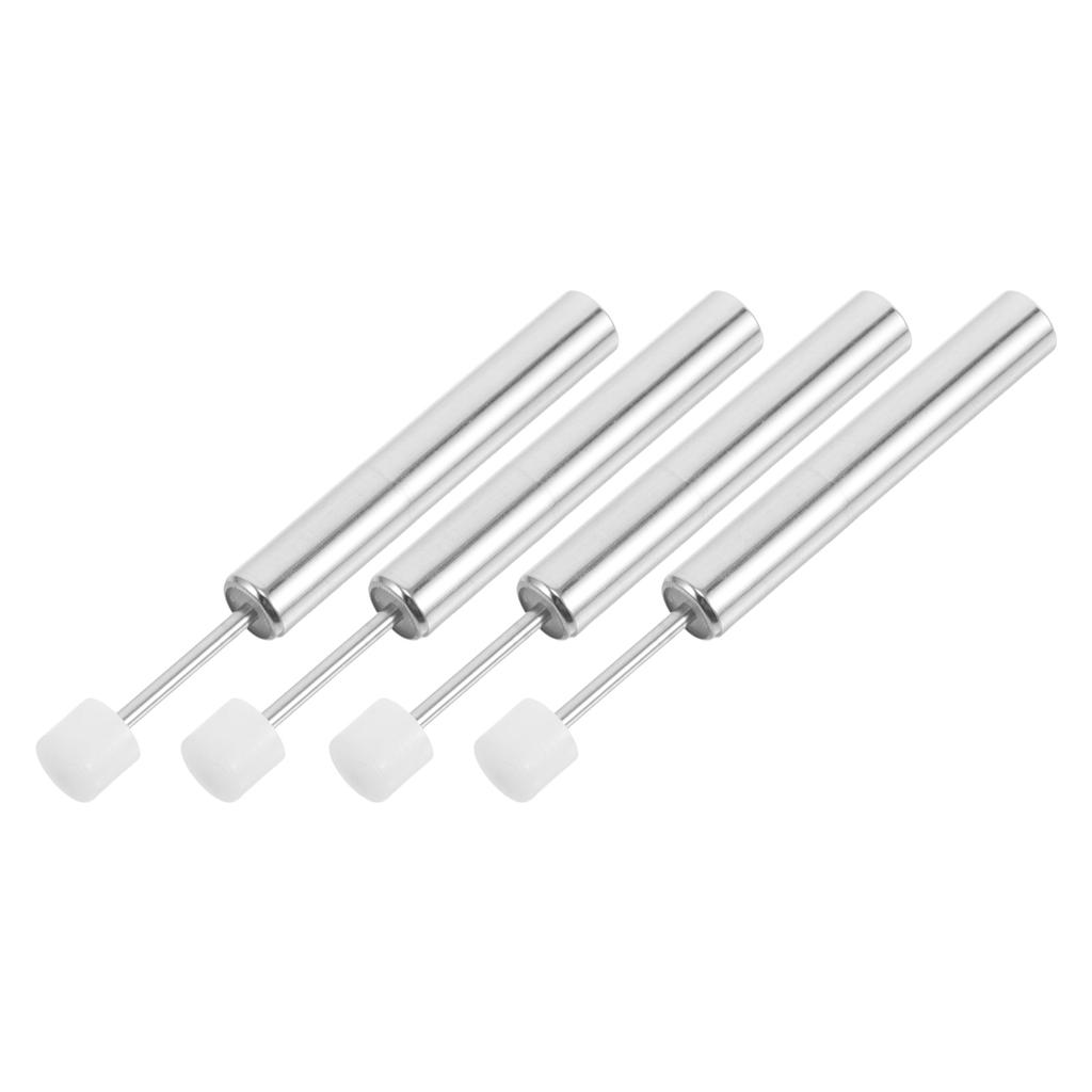 4pcs Trash Can Damper Soft-close Hydraulic Lid Mechanism Stainless Steel Heavy Duty Kitchen Garbage Replacement Parts