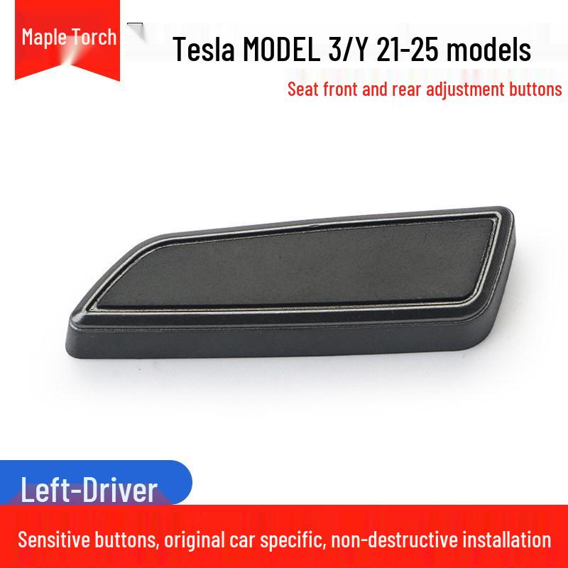 Tesla Model 3 & Y Seat Adjuster Buttons: Electric Backrest Switch for Driver & Passenger