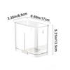 Plastic Chopstick Storage Box Wall Mounted Large-Capacity Spoon Storage Rack Punch-free Drainage Chopstick Cage for Household