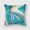 Nordic Blue Marble Polyester Pillowcase Sea Rock Texture Bedside Sofa Chair Throw Pillow Cushion Cover Home Decor Cushion Cover
