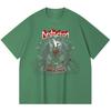 T-shirt Heavy Metal 100% Cotone 230 Gsm Stampa Band Rock Musica Popolare Unisex T-shirt Pesante in Cotone