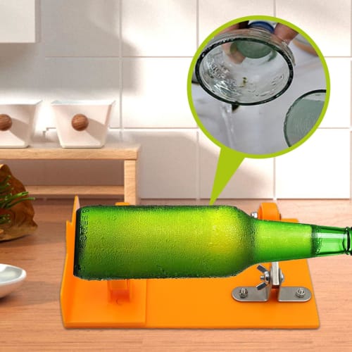 Wine Bottle Cutter Tool, Glass Cutting Kit, Creative Glass Cutter, Bottle Cutter & Glass Cutter Kit for Beer & Wine Bottles, Precise Round Bottle Cutt